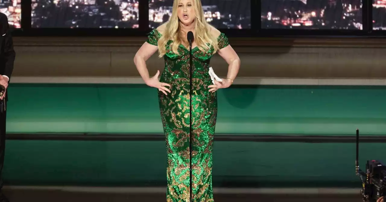 Of course she did: Jennifer Coolidge dances off Emmys' attempt to play her off stage