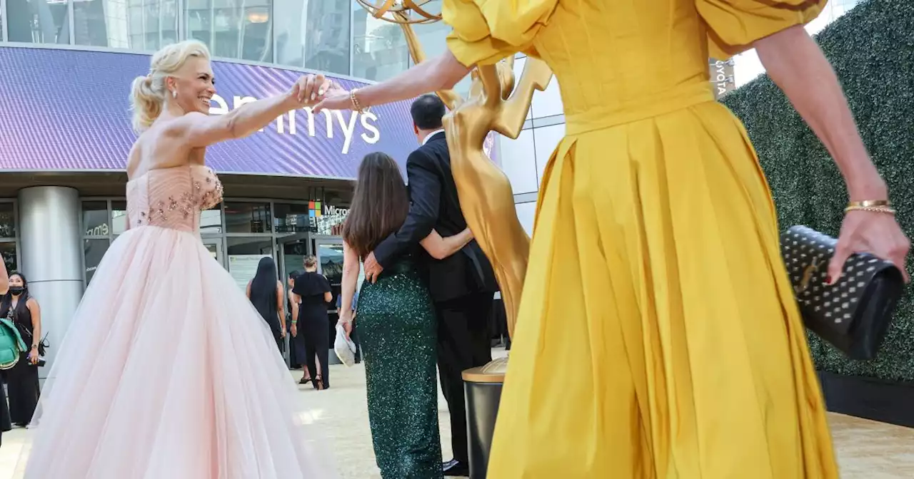 Zendaya and the glamour-meets-glimmer squad rule the 2022 Emmys gold carpet