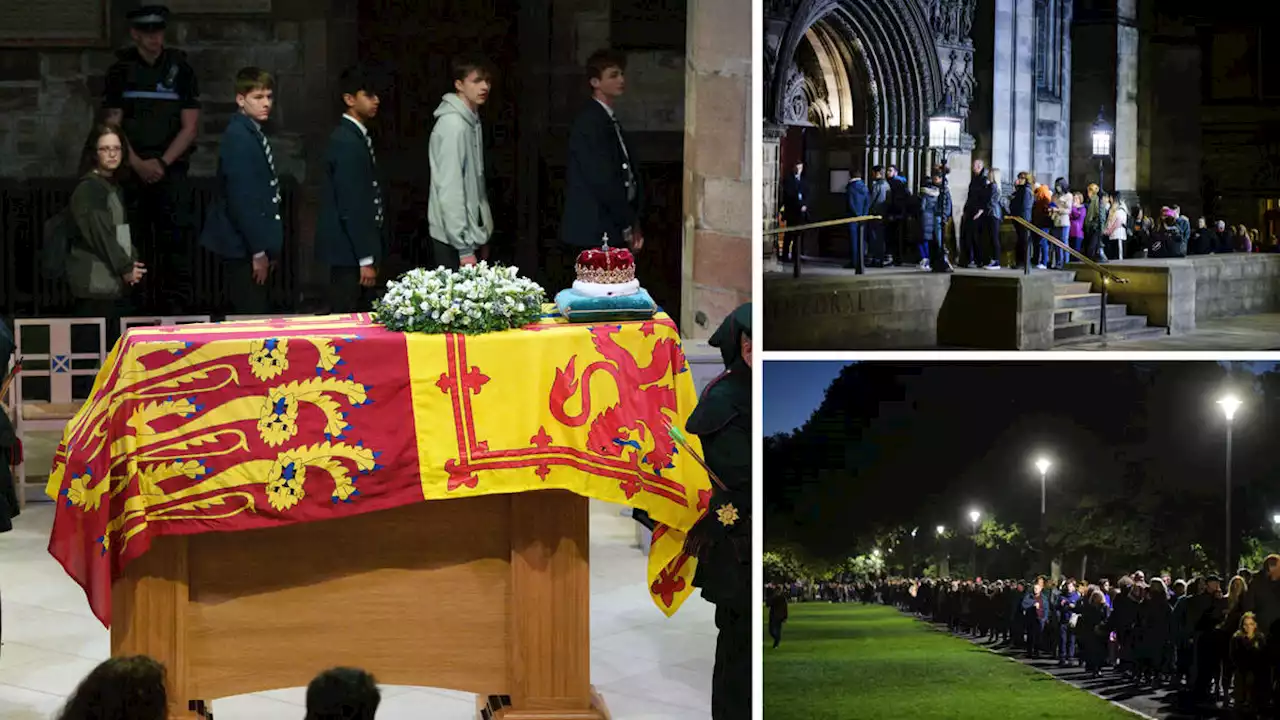 Live updates: Thousands file past Queen's coffin overnight to pay their respects in St Giles' Cathedral