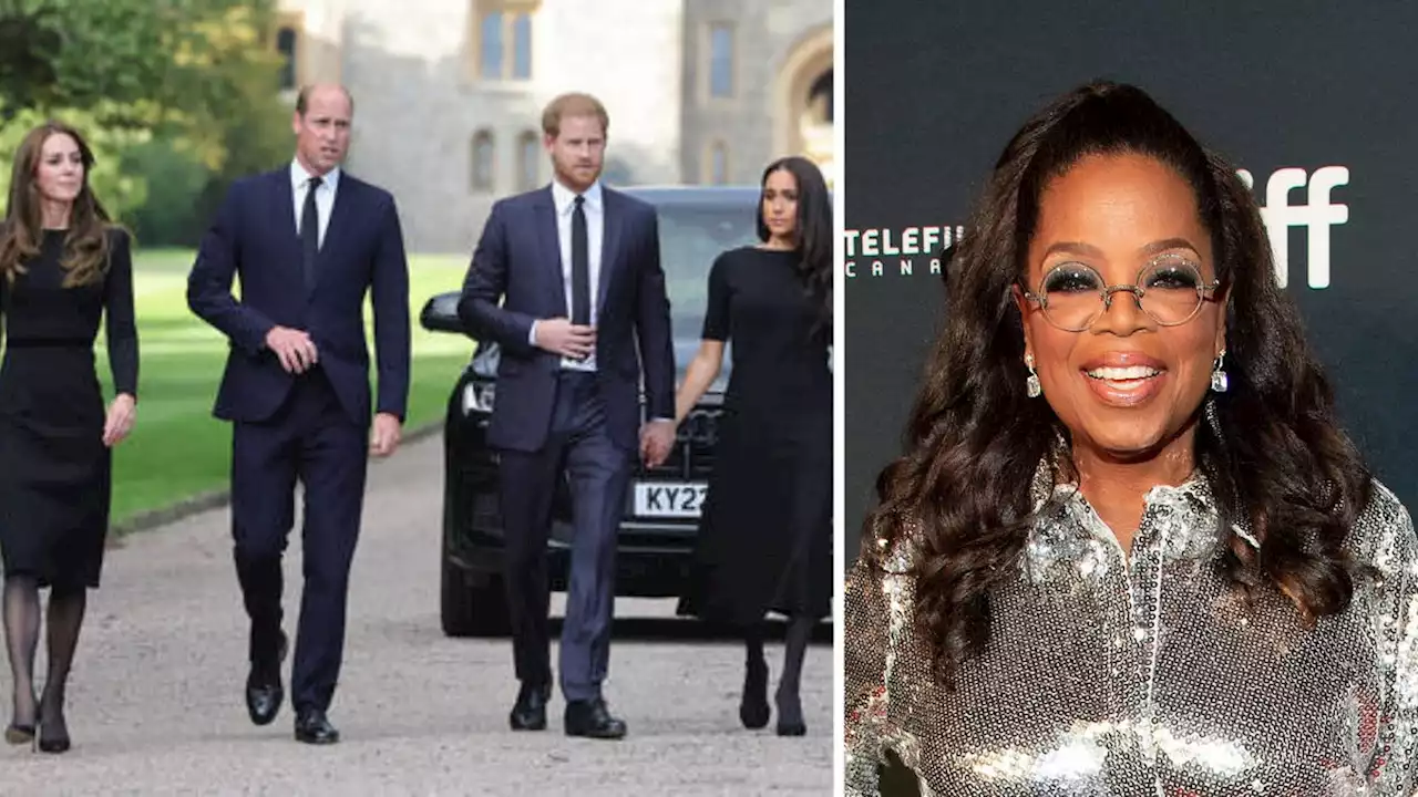 TV host Oprah Winfrey hopes Queen's death can reunited feuding William and Harry