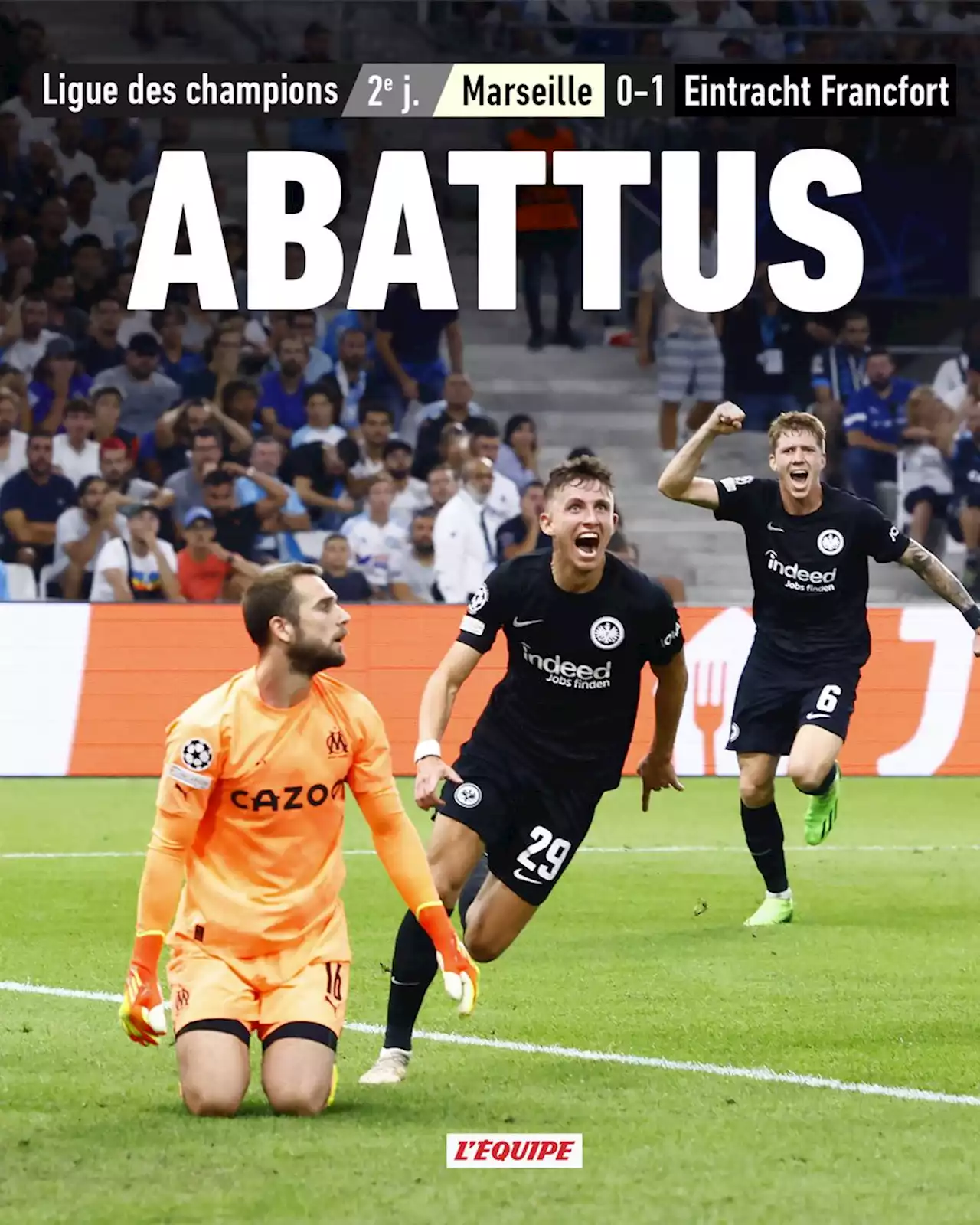 L'OM perd encore contre Francfort en Ligue des champions