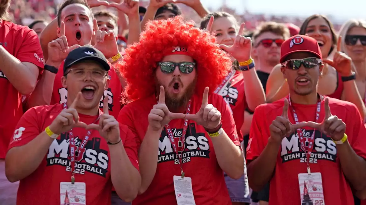 Women’s shirts were just painted on, Utah football fans say