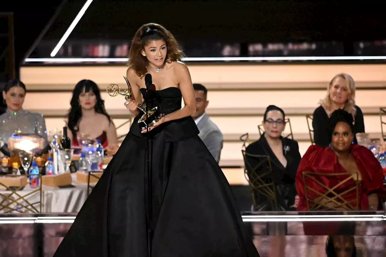 Zendaya wins best drama actress Emmy for ‘Euphoria’