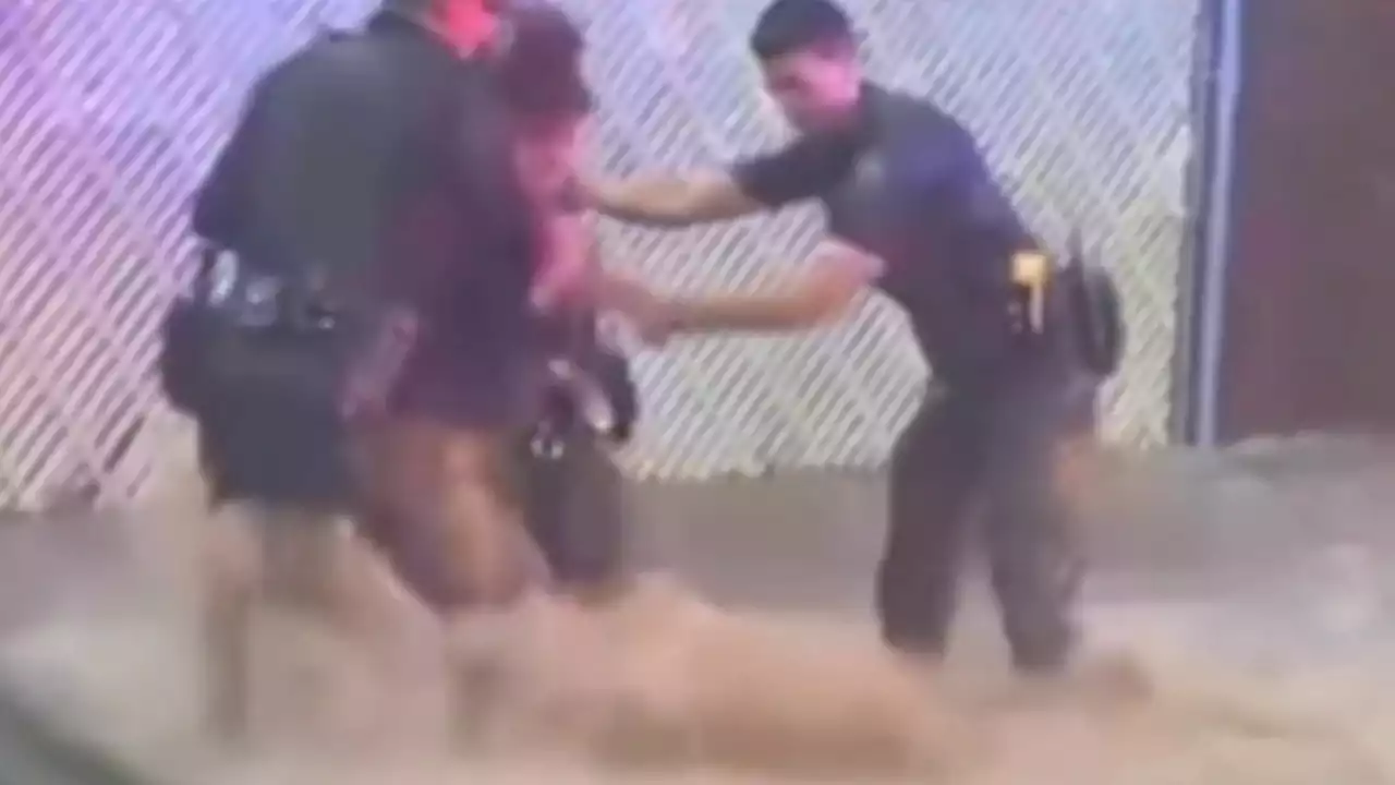 San Bernardino Officers Save a Mother and Children From Flood