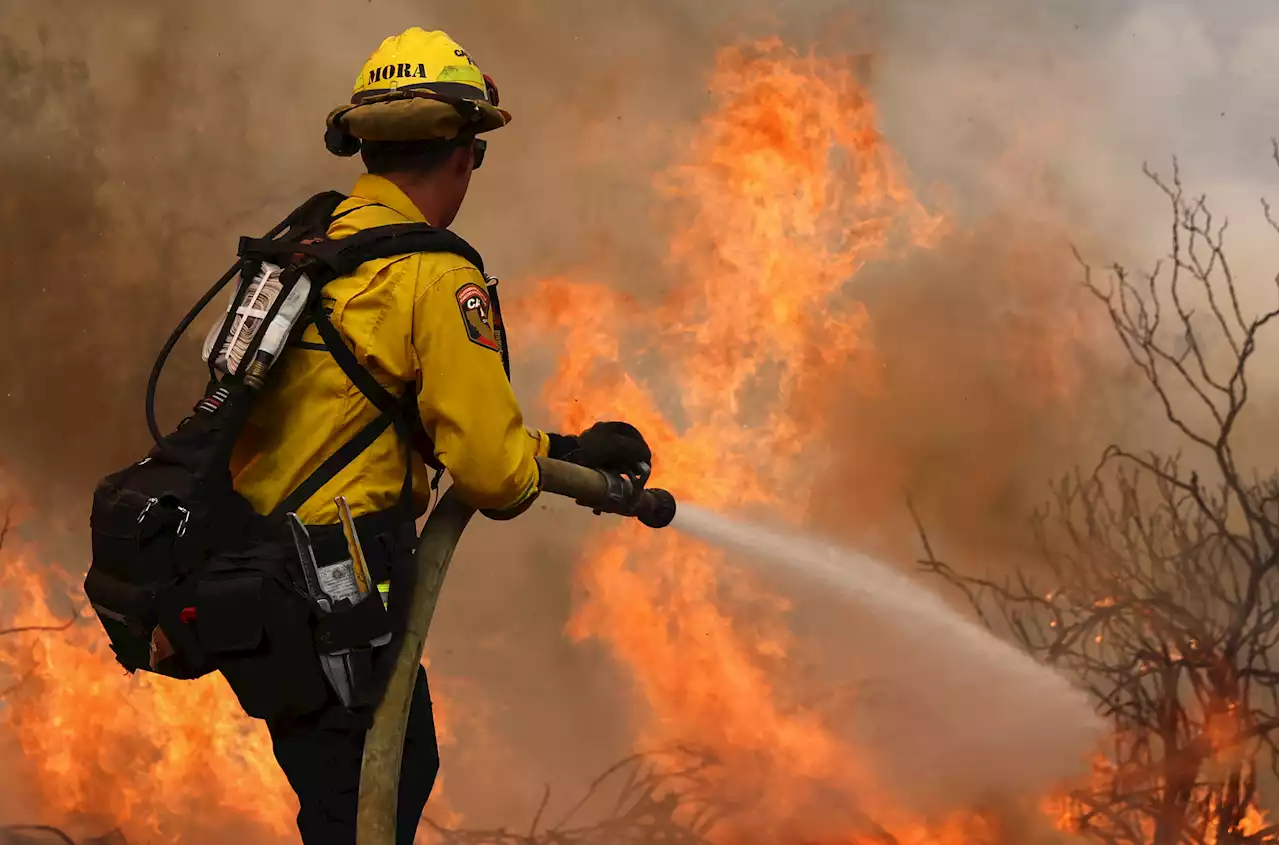 California fire incinerates 46,000 acres as firefighters battle spread