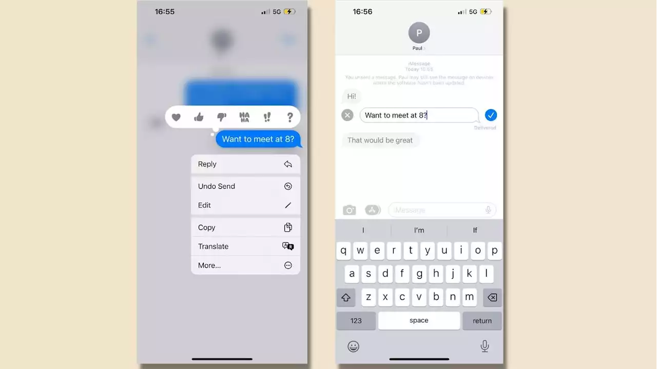 iPhone users can now edit and unsend text messages (but only to other iPhone users)