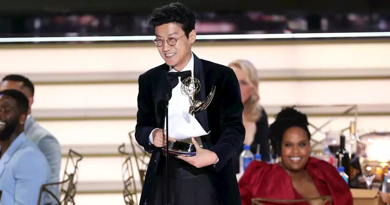 Squid Game’s Hwang Dong-hyuk Shouts Out Netflix CEO Ted Sarandos at the Emmys