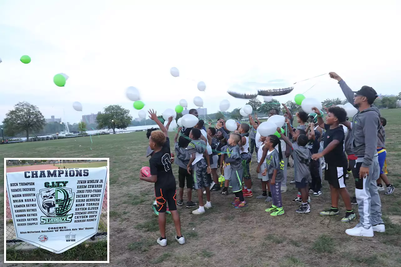 NYC youth football team honors 7-year-old who died in apparent drowning