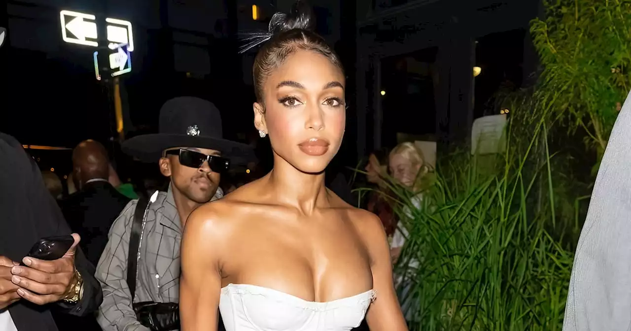 Lori Harvey Nailed the Lingerie-as-Outerwear Trend in a White Corset