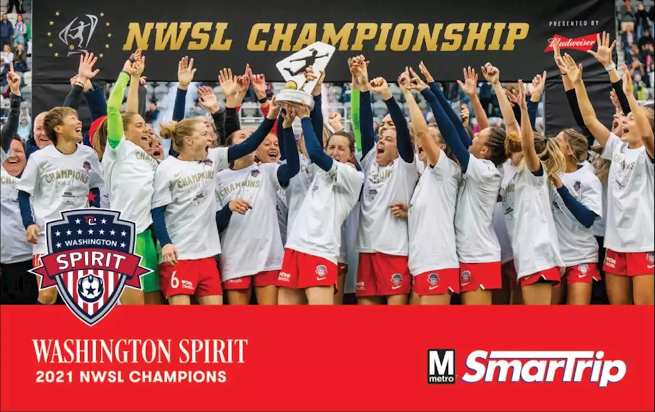 “Celebrate the reigning NWSL Champion Washington Spirit with new commemorative Metro SmarTrip card” - PoPville