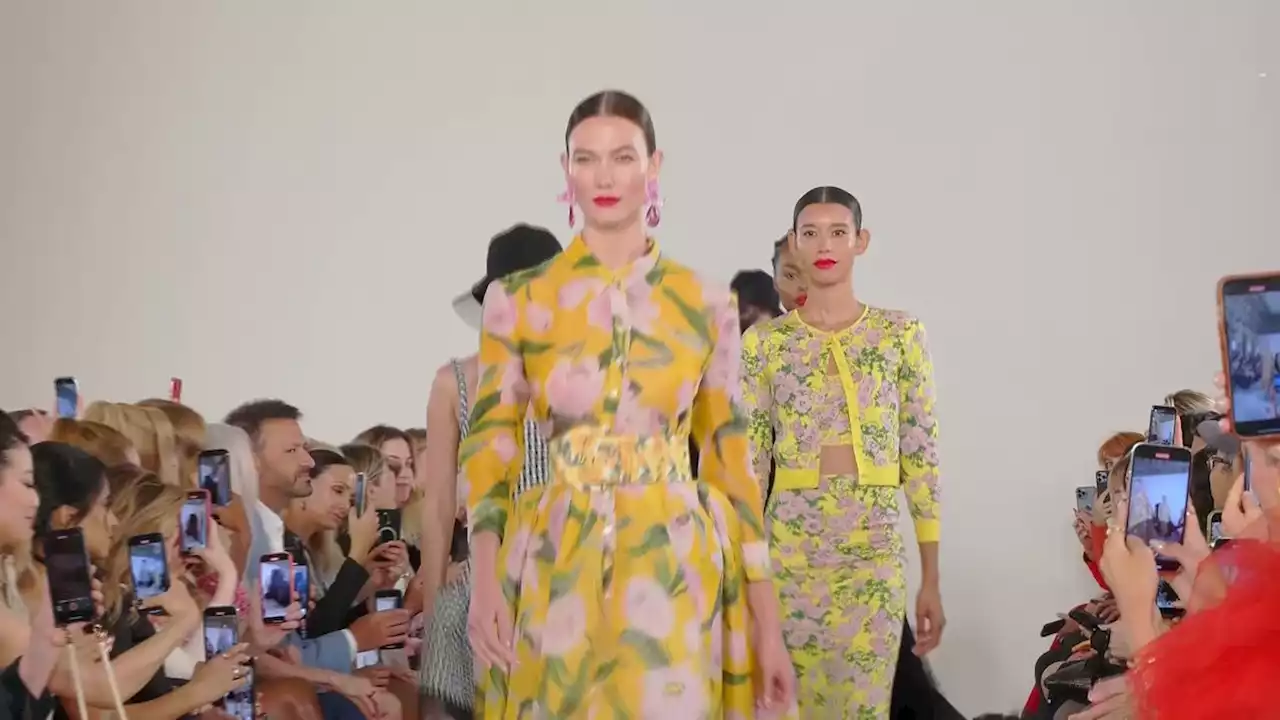 Carolina Herrera creates a secret garden at New York Fashion Week