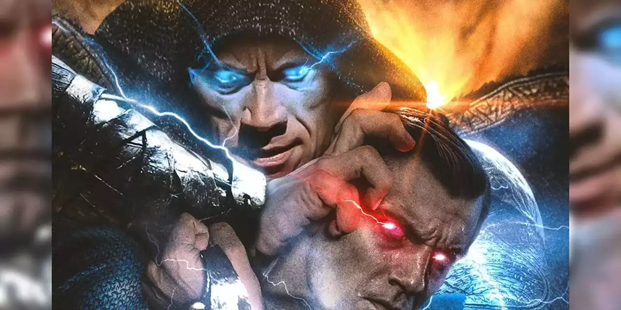 How Black Adam Could Defeat Superman Imagined in Awesome DCEU Art