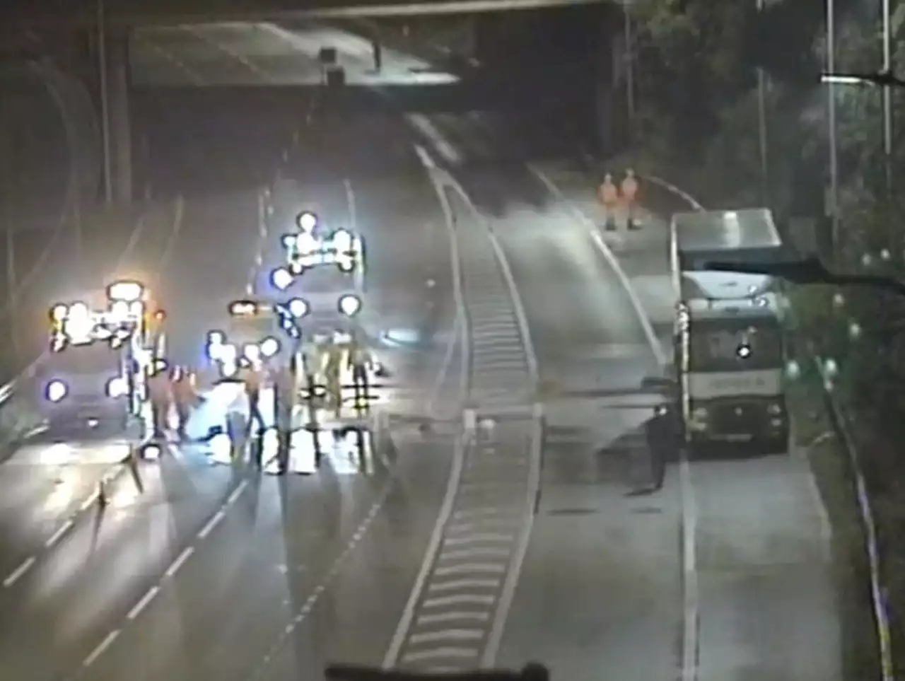 M6 reopen after major overnight clean-up operation
