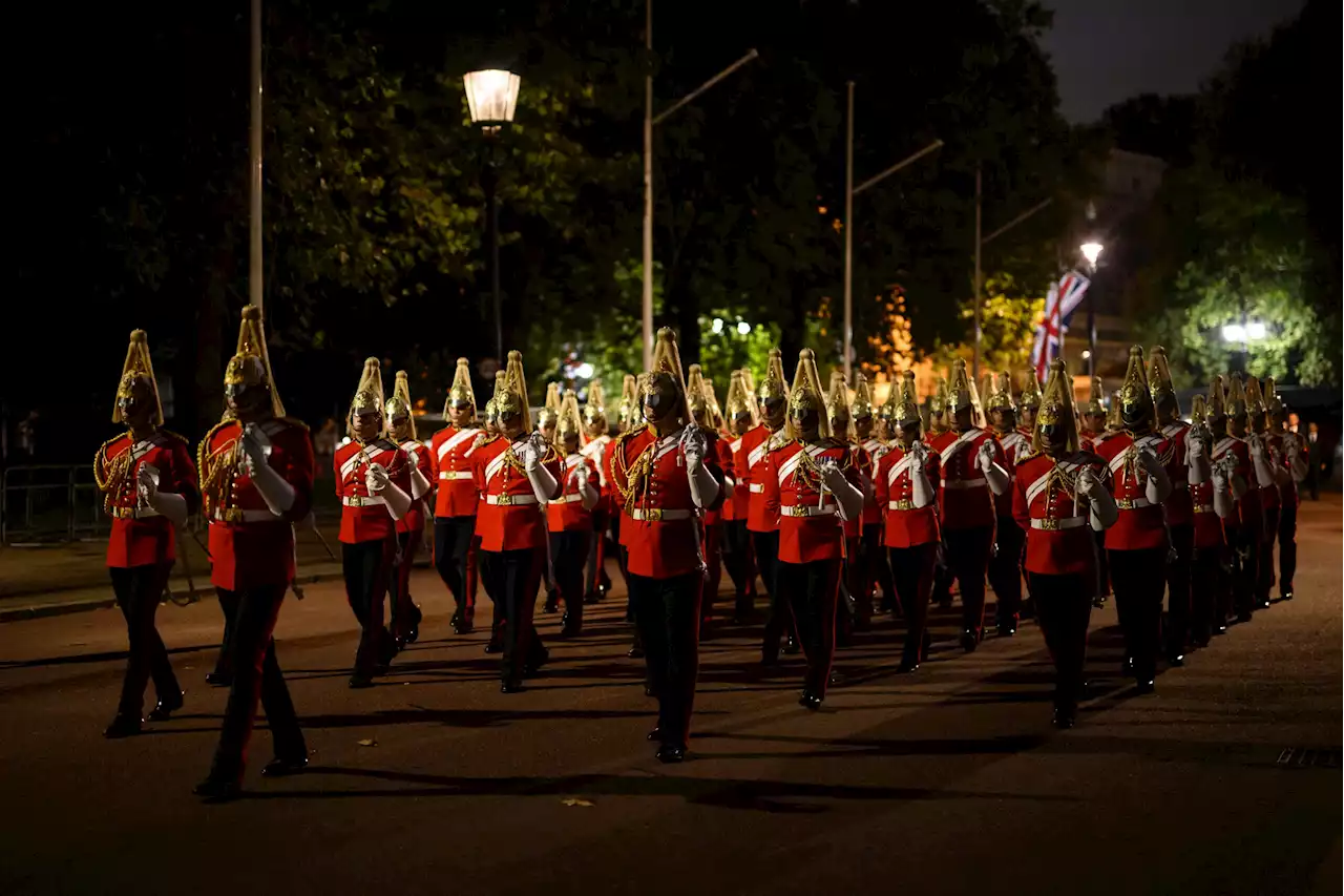 King Charles heads to Northern Ireland as military rehearse Queen's coffin procession in London