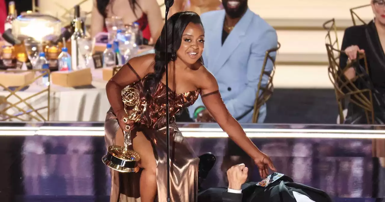 Fans say Jimmy Kimmel's 'disrespectful' stunt stole Quinta Brunson's Emmys moment