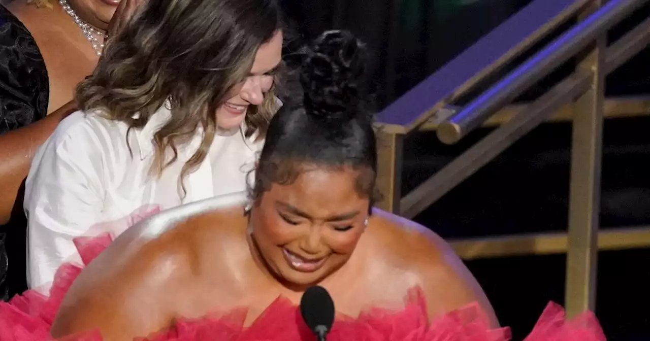 Lizzo gets emotional at Emmys as she recalls searching for women like her on TV as a kid