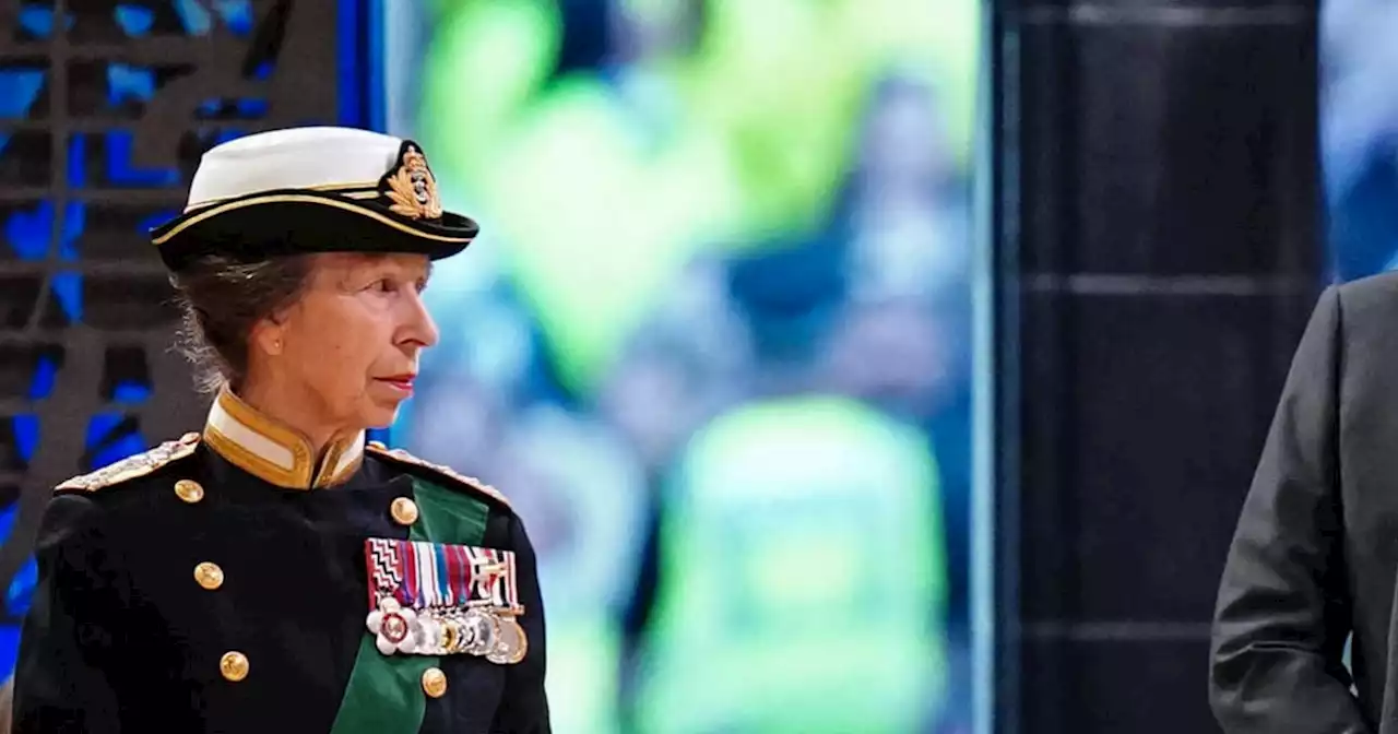 Princess Anne makes history by taking part in vigil of Queen Elizabeth's coffin