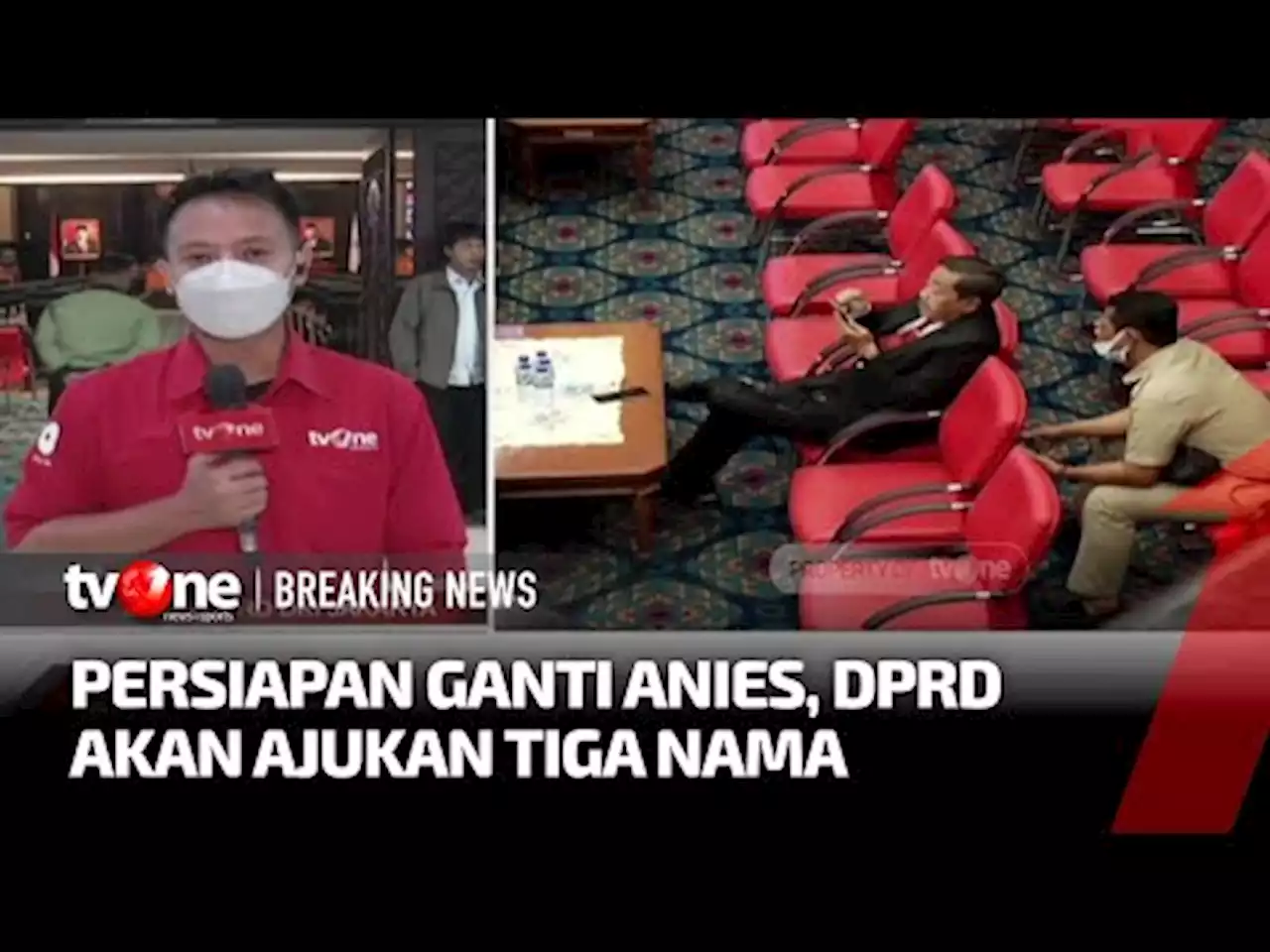 DPRD DKI Gelar Rapat Paripurna Pemberhentian Gubernur Anies Baswedan - tvOne