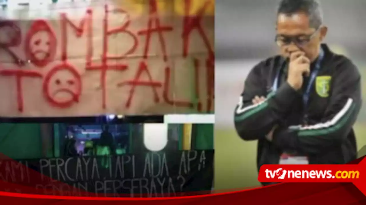 Jawab Protes Bonek: Persebaya Siap Menang saat Lawan Rans, Aji Santoso Sudah Duduk Bareng Manajemen Bahas Nasib Tim ke Depannya