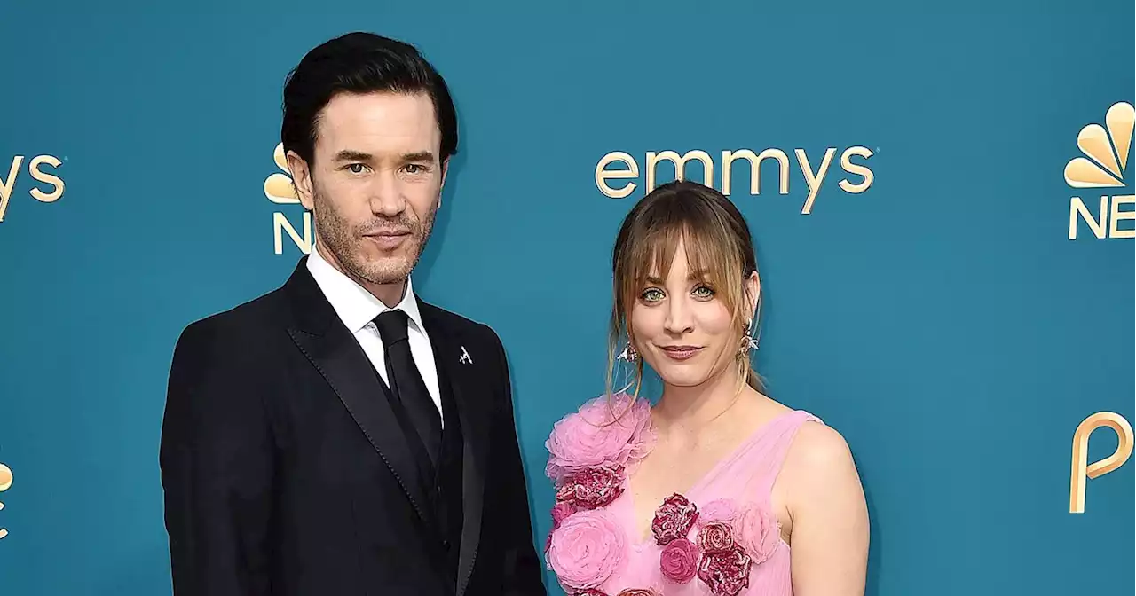 Kaley Cuoco and Tom Pelphrey Make Red Carpet Debut at 2022 Emmys