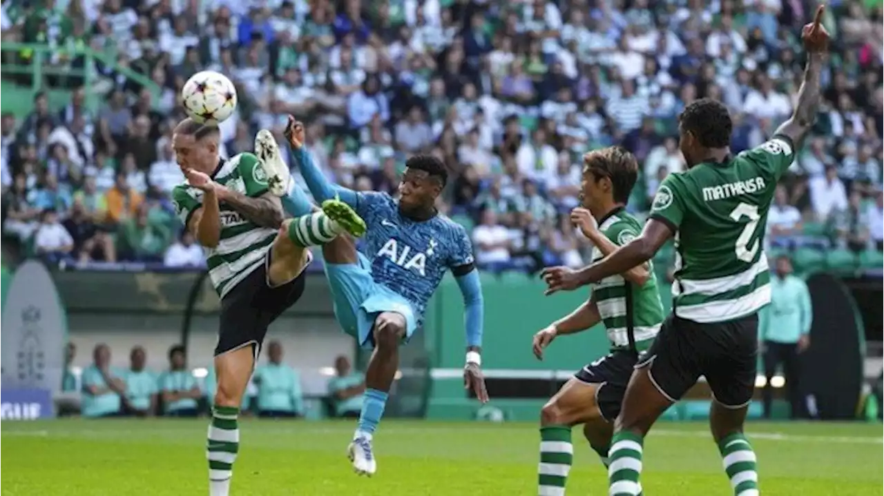 Hasil Pertandingan Liga Champions Sporting CP Vs Tottenham