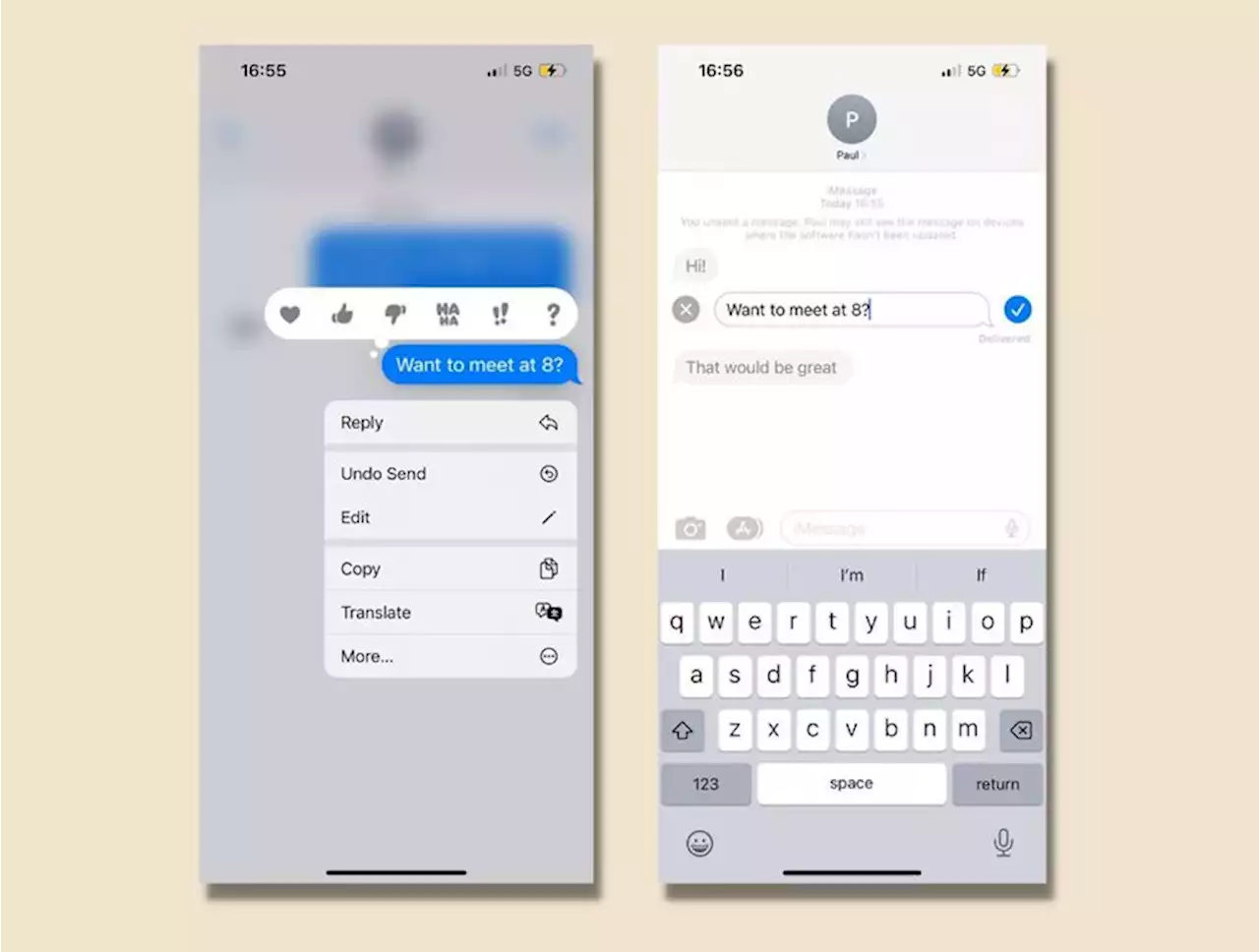 iPhone users can now edit and unsend text messages (but only to other iPhone users)