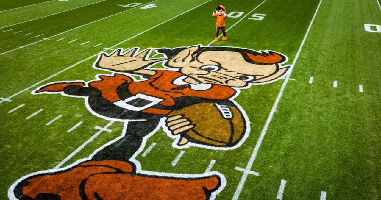 Home field elfvantage — Brownie now adorns 50-yard line at FirstEnergy Stadium