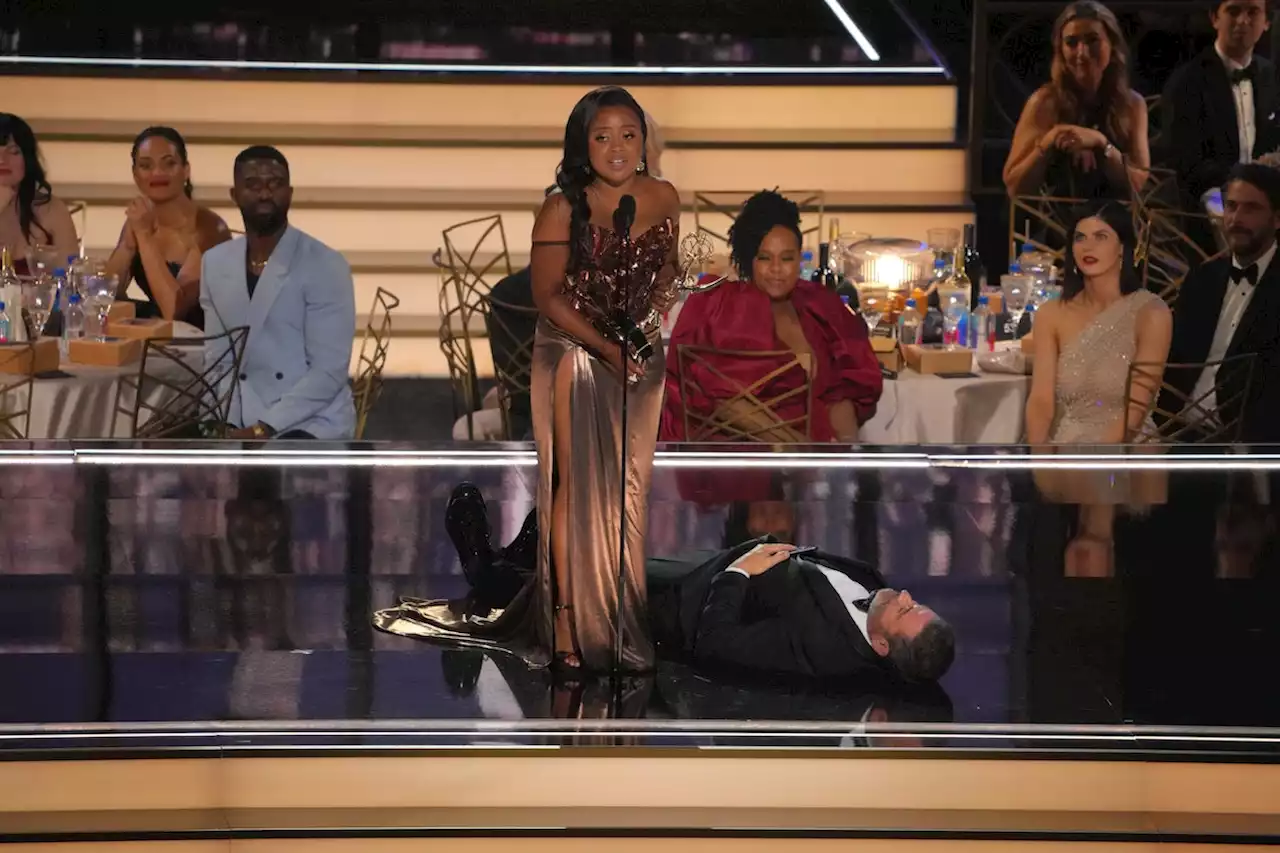 Quinta Brunson Reacts to Jimmy Kimmel Stealing Her Moment at the Emmys