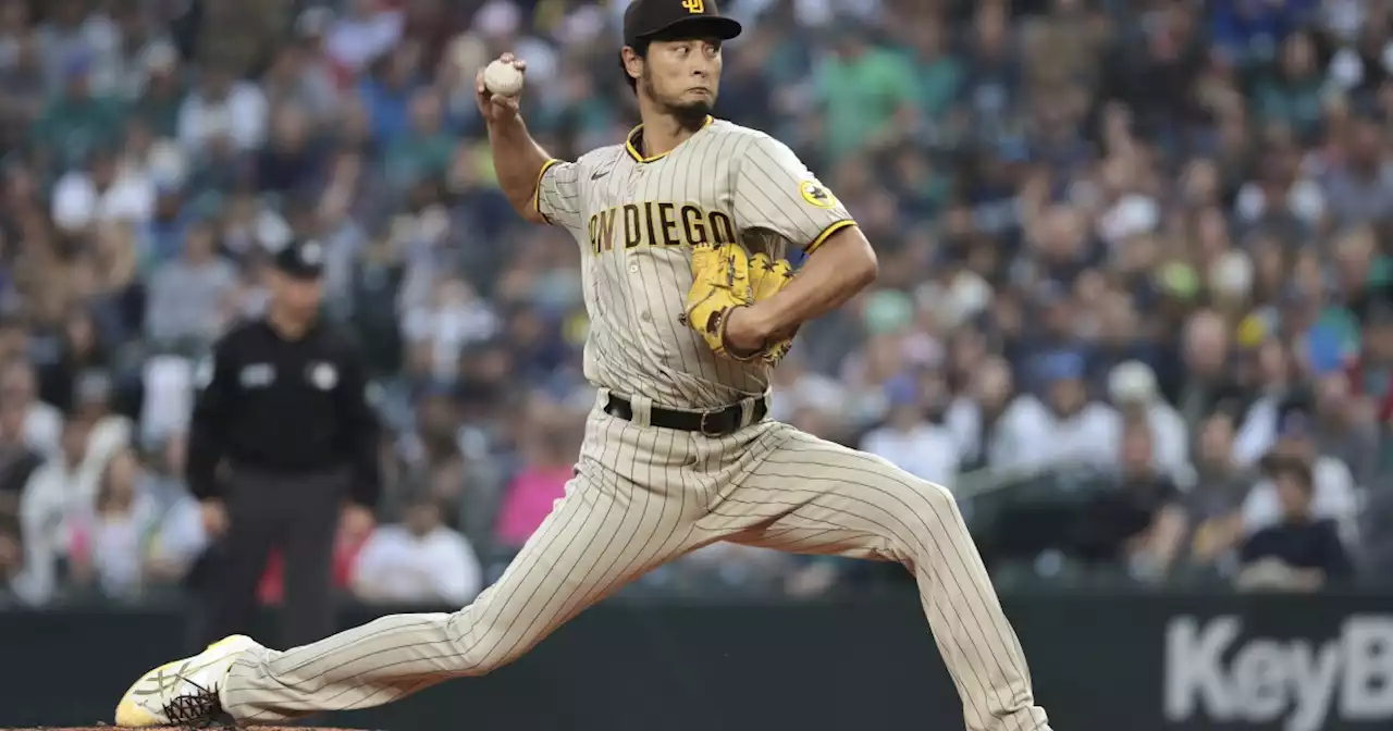 Yu Darvish dominates for 8 innings, Padres top Mariners 2-0