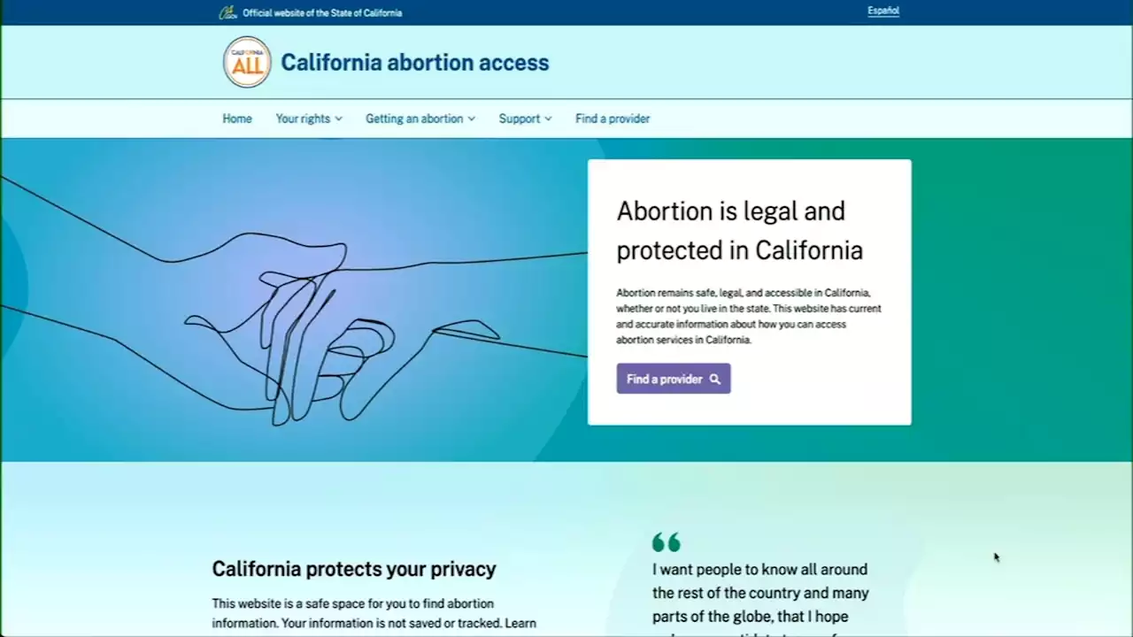 California launches website promoting abortion services