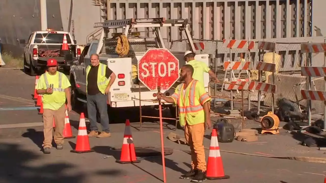 Infrastructure improvement project underway on Broad Street at Navy Yard