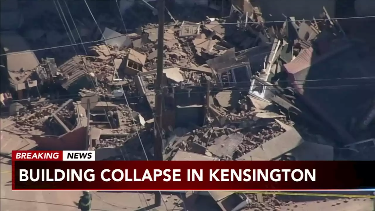 Pizza place destroyed in Kensington building collapse, no injuries reported