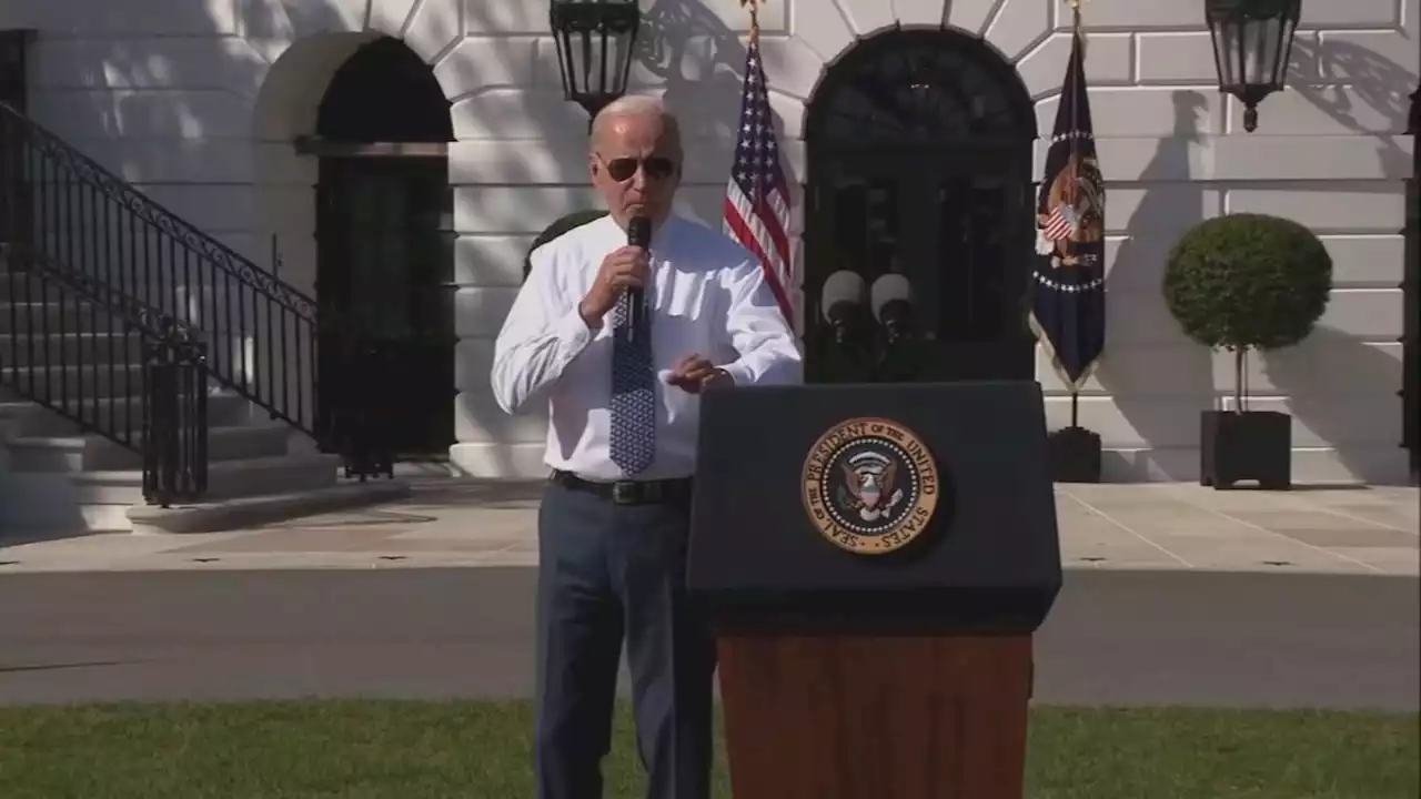 President Biden touts inflation reduction law despite sobering report