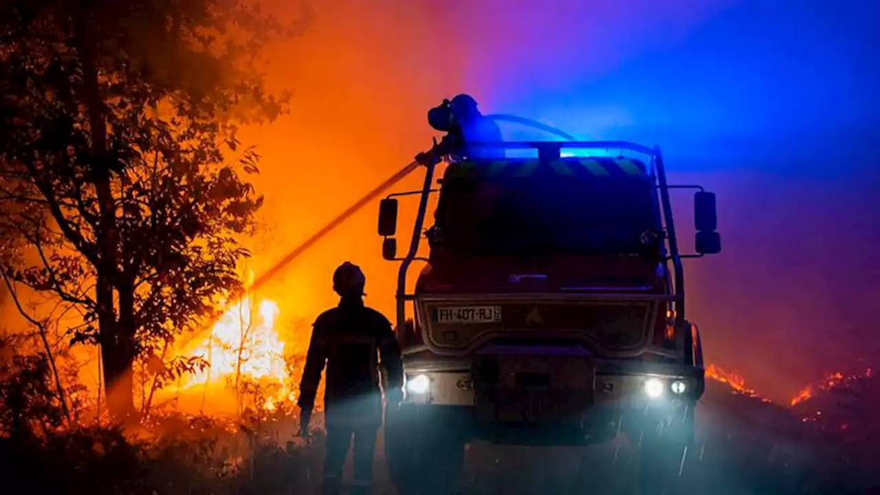 New wildfires hit southwestern France amid record heat