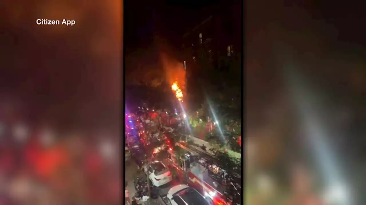 Fire breaks out at 6-story apartment building in the Bronx; no injuries reported