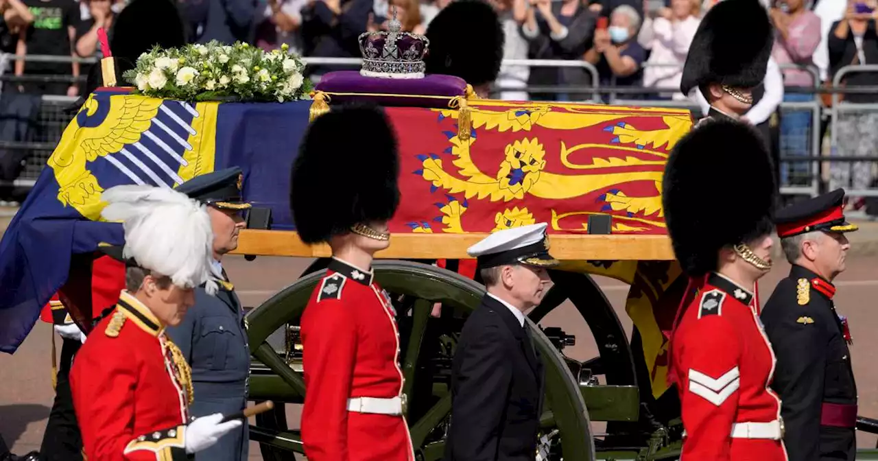 Queen Elizabeth II lies in state after solemn procession through London