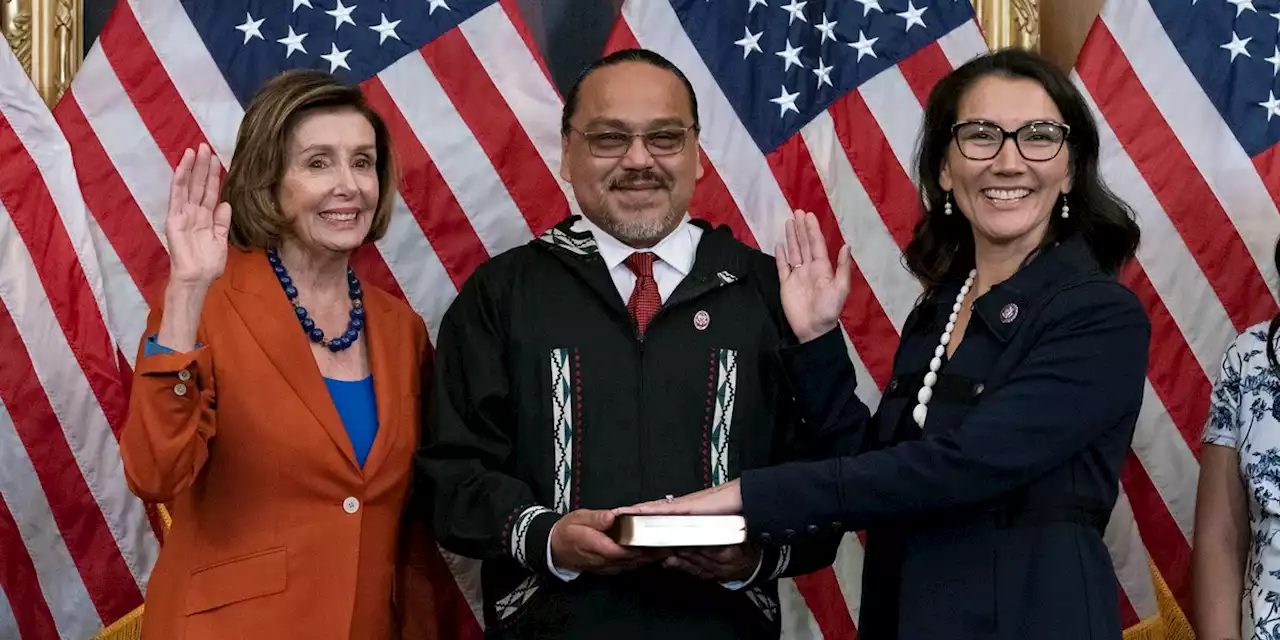 Mary Peltola sworn in as 1st Alaska Native in Congress