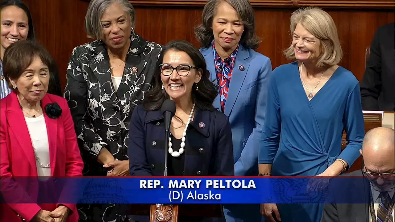 Mary Peltola makes history as first Alaska Native sworn into Congress - Alaska Public Media