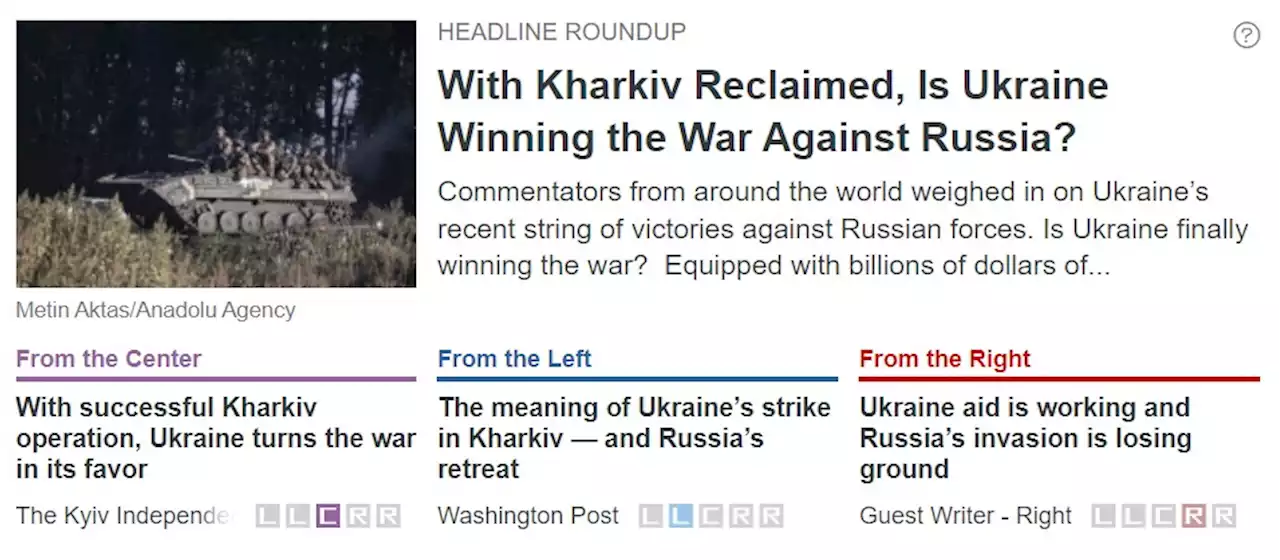 With Kharkiv Reclaimed, Is Ukraine Winning the War Against Russia?