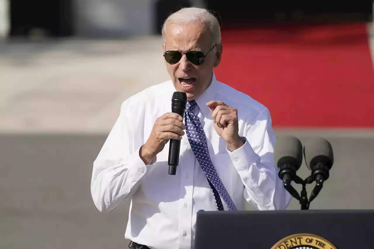 Biden touts inflation reduction law despite sobering report