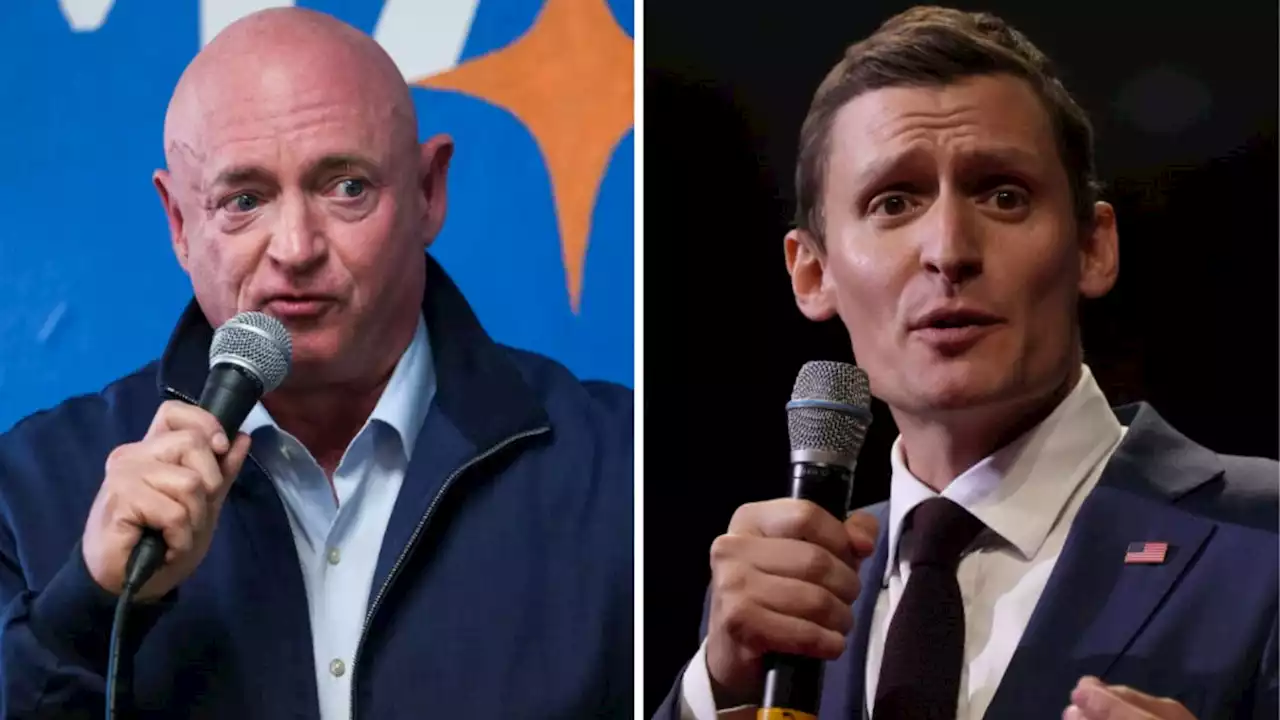 US Senate rivals Mark Kelly and Blake Masters react to latest round of inflation numbers