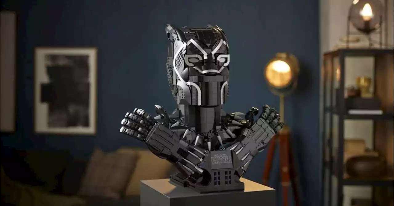 Life-Size Brick Built Black Panther Bust Coming Soon from LEGO