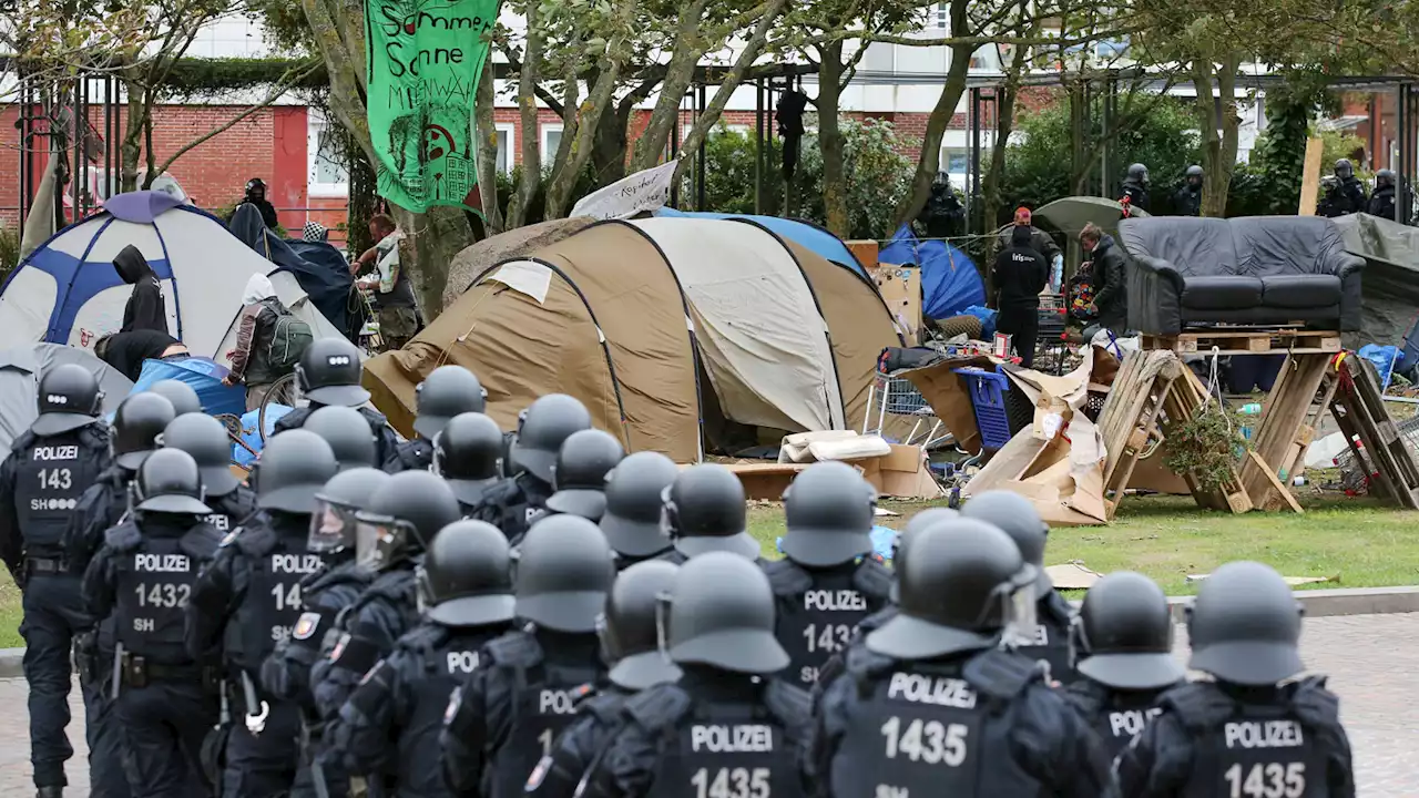 Polizei verscheucht die Punks von Sylt