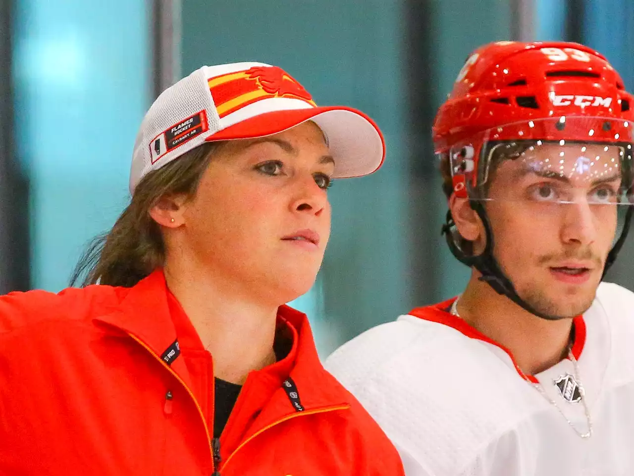 ‘I’ve been in their shoes’: Flames welcome Rebecca Johnston to player development staff