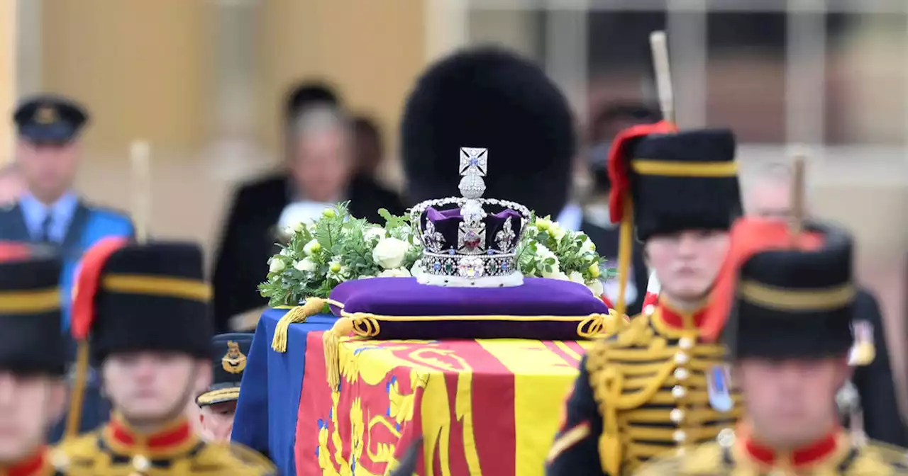 Queen Elizabeth II moved to Westminster Hall to lie in state