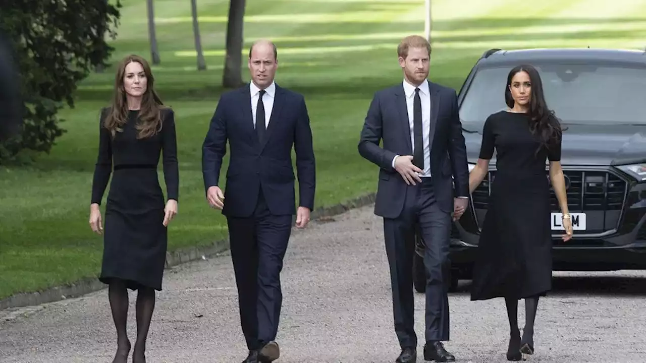 Mort d'Elizabeth II : William, Kate, Harry et Meghan réunis autour de la dépouille de la Reine