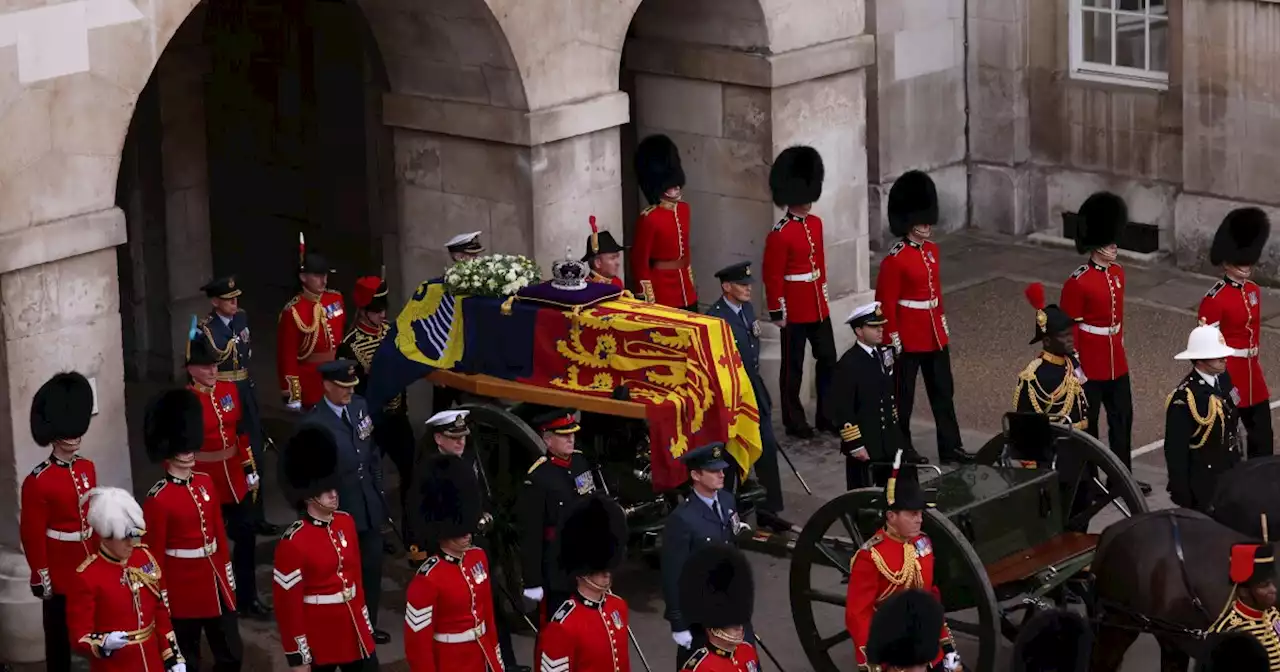 Queen Elizabeth II coffin leaves Buckingham Palace for Westminster Hall