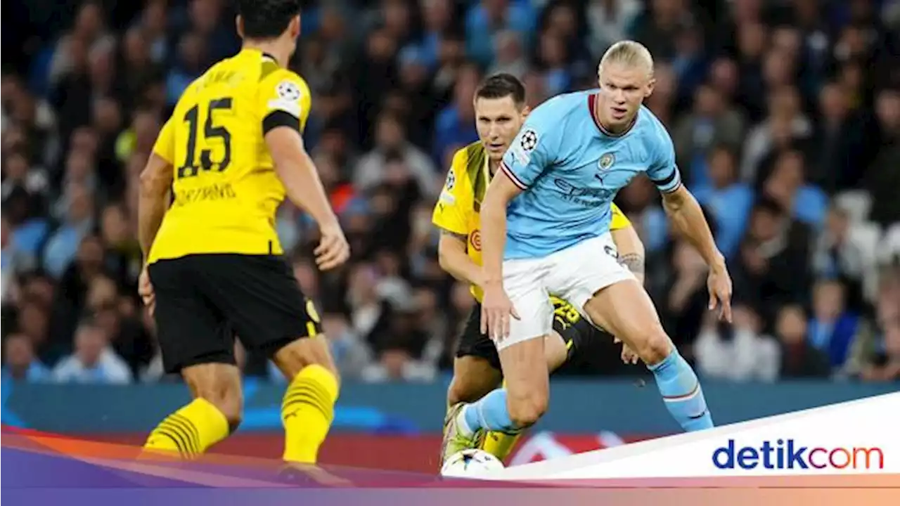 Manchester City Vs Borussia Dortmund Masih 0-0 di Babak Pertama