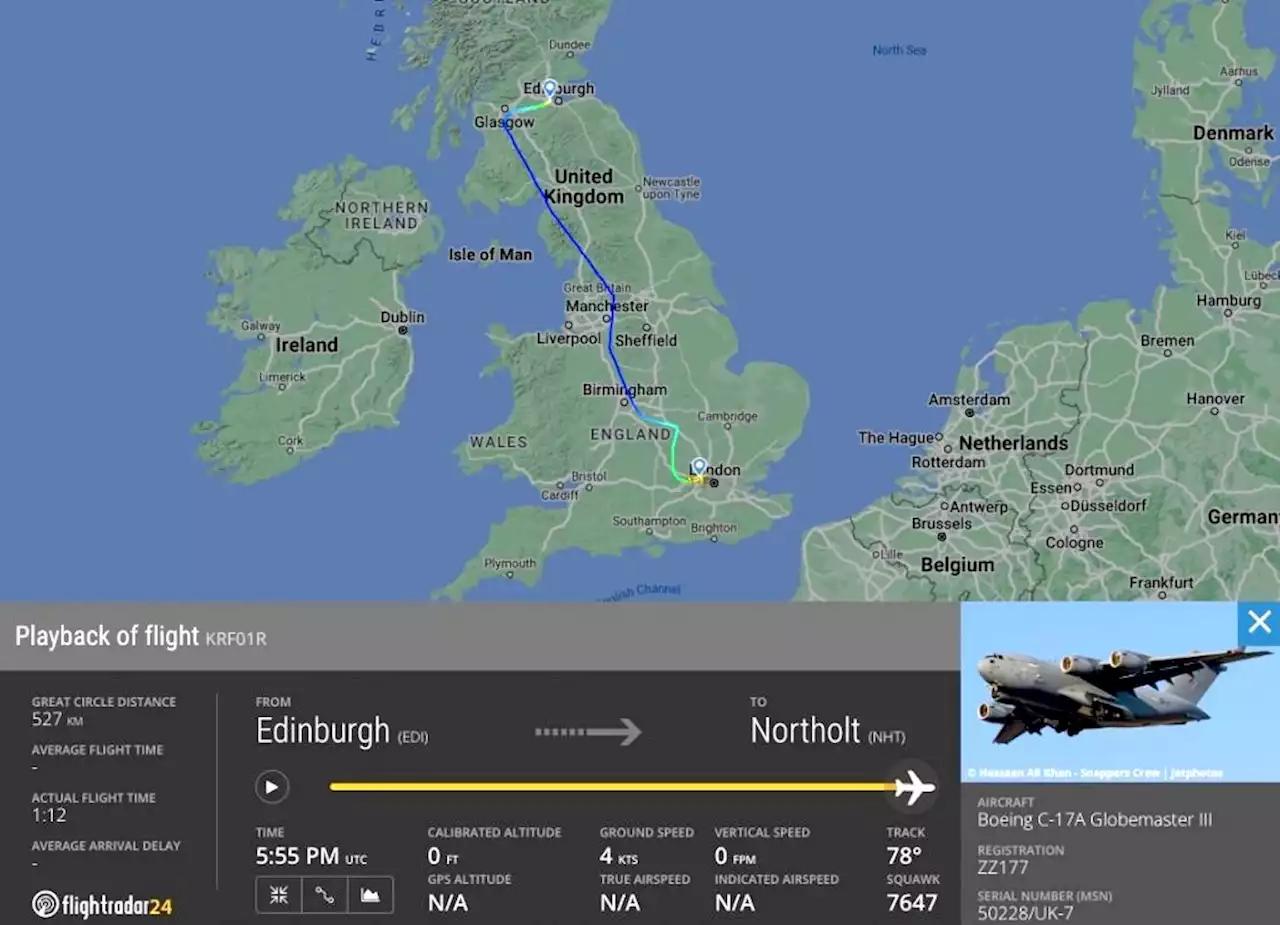 Queen's final flight becomes most tracked ever | Digital Trends