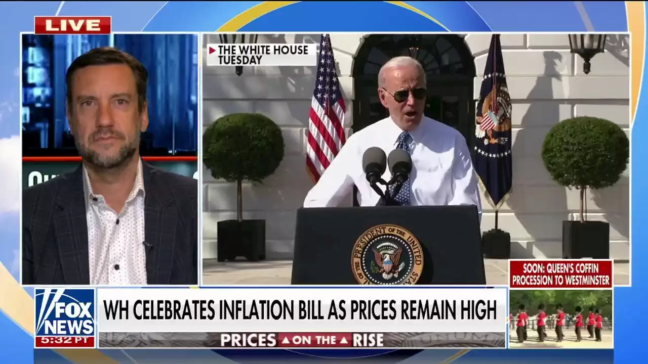 Clay Travis hammers Biden's inflation bill celebration: Everyone involved 'should be fired immediately'